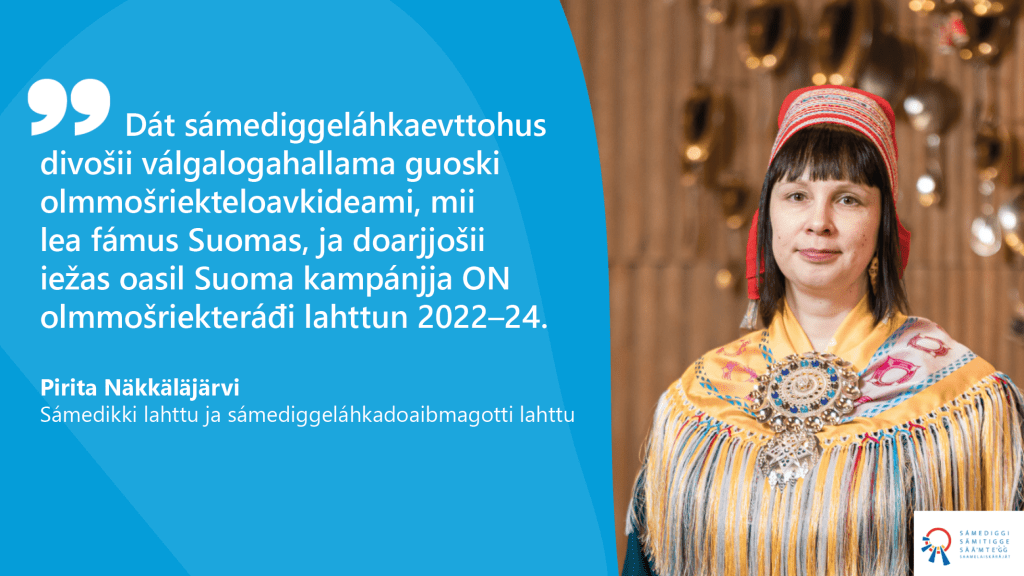 Pirita Näkkäläjärvi (Govva: Ville Fofonoff / Sámediggi)